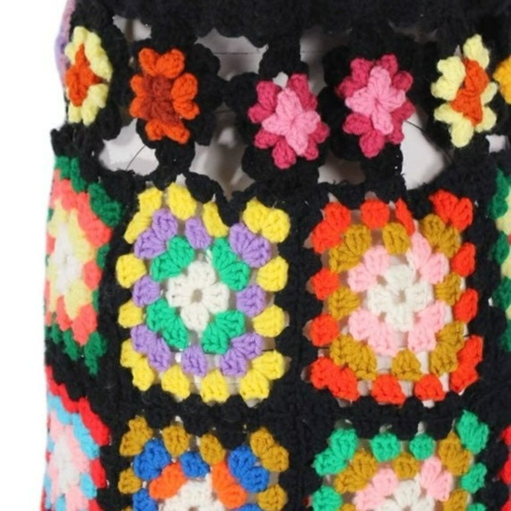 The Series NYC Granny Square Rainbow Dress - Picture 6 of 12